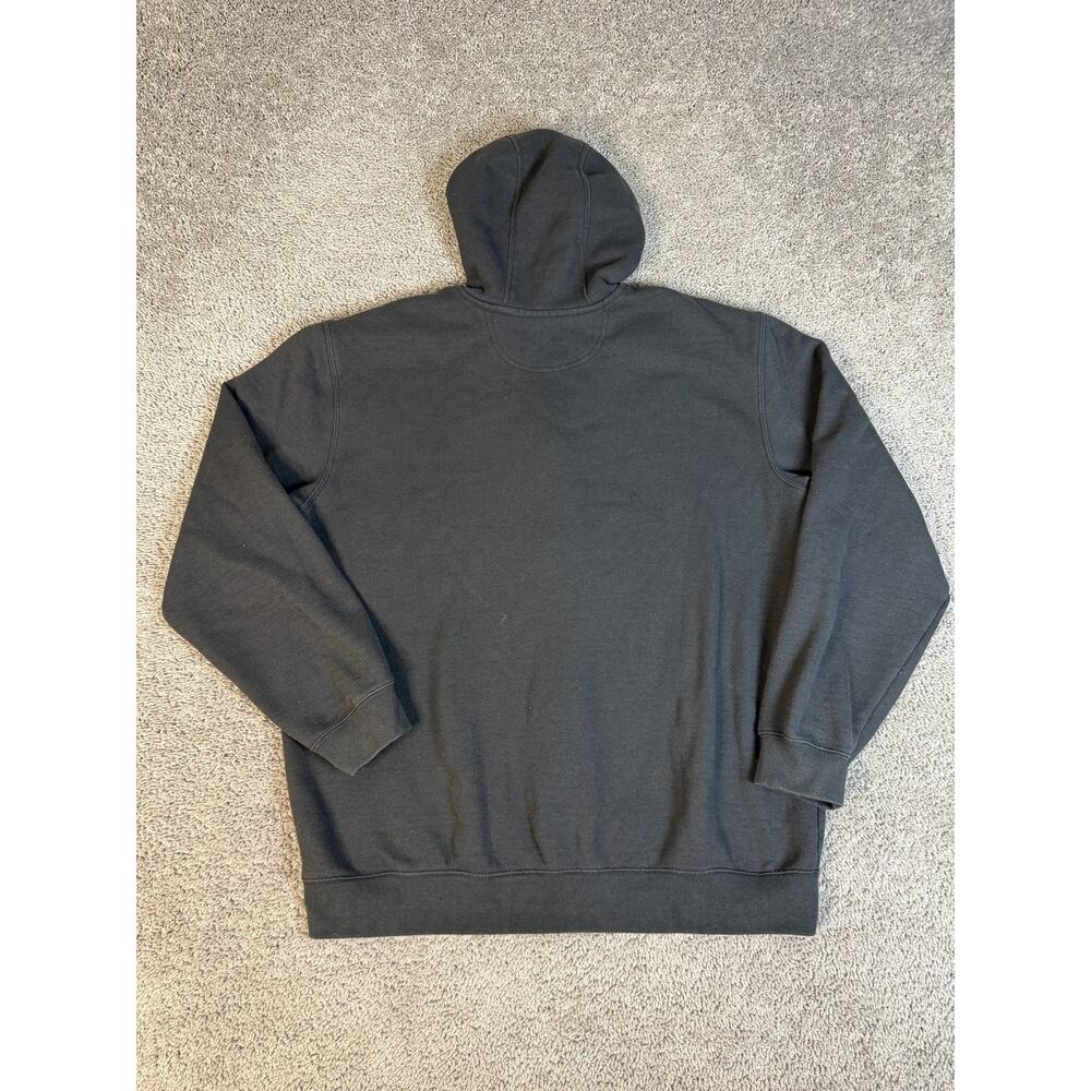Carhartt Hoodie Mens XL Black Full Zip Hooded Pockets Heavyweight Lined Logo - Picture 6 of 11